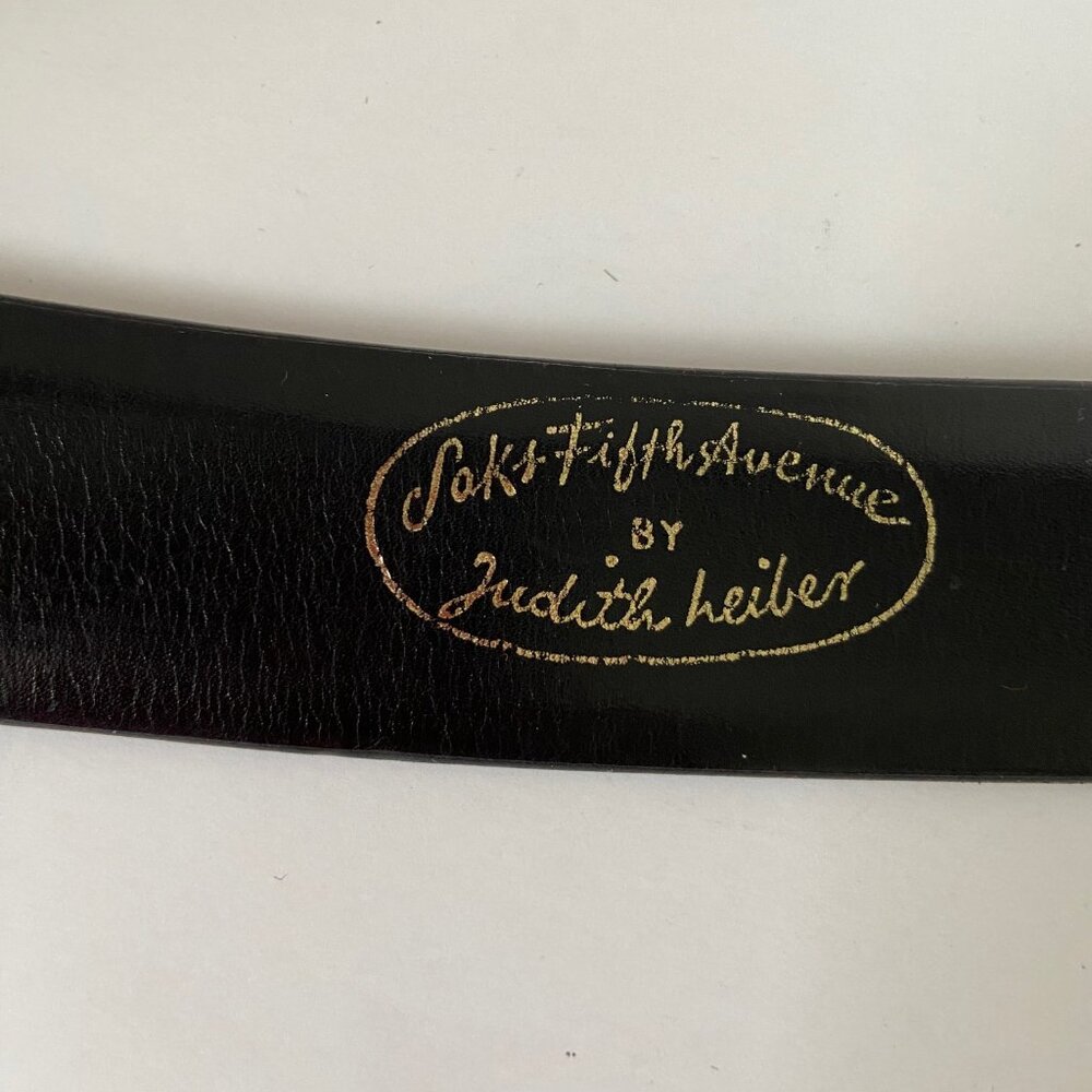 Judith Leiber Saks Fifth Ave - Leather Belt - Picture 2 of 2